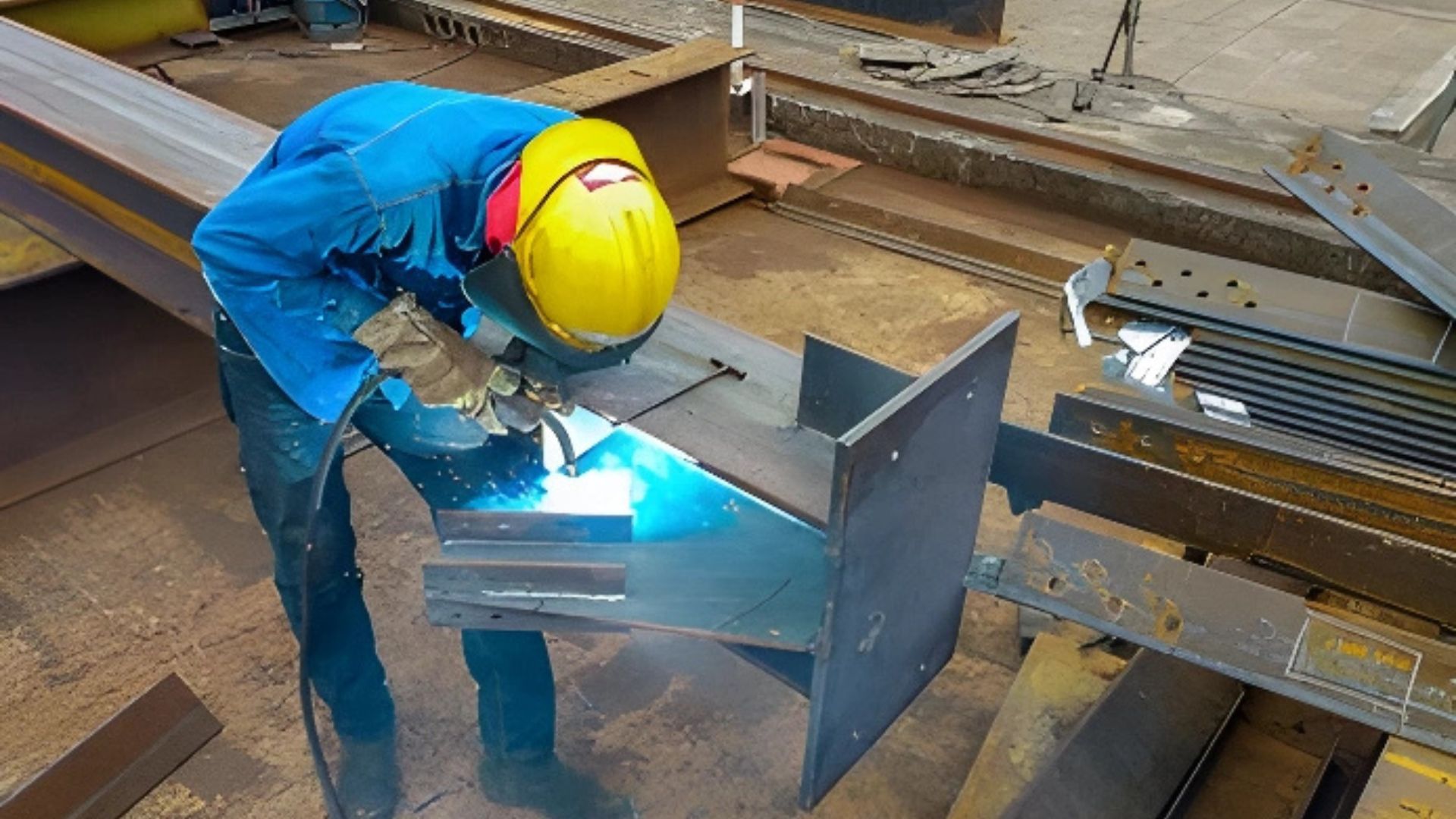  Construction Steel welding in Dubai
